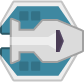 Blue spaceship 4